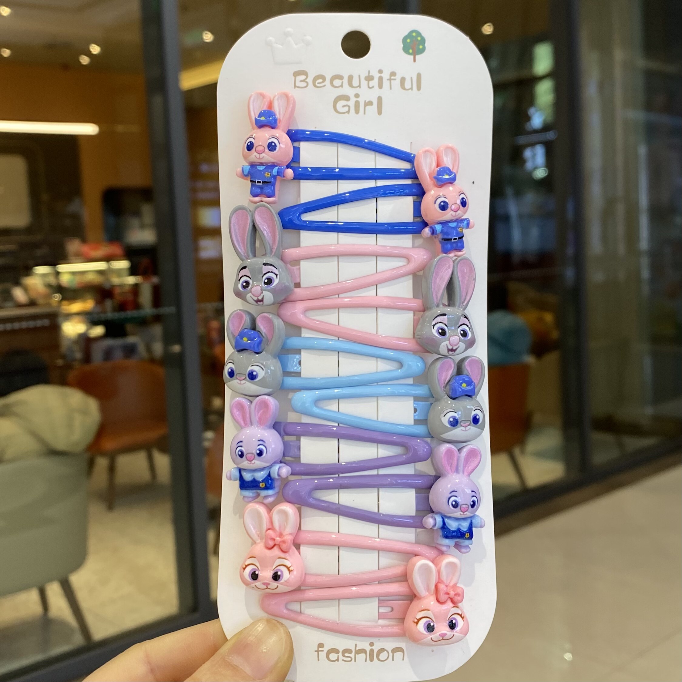 疯狂动物城朱迪发夹女孩儿童边夹