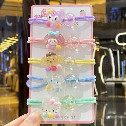 儿童扎头发绳库洛米美乐蒂可爱