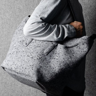 休闲购物袋 多功能纯羊毛毡料 托特包 可折叠 英国潮牌Hard Graft