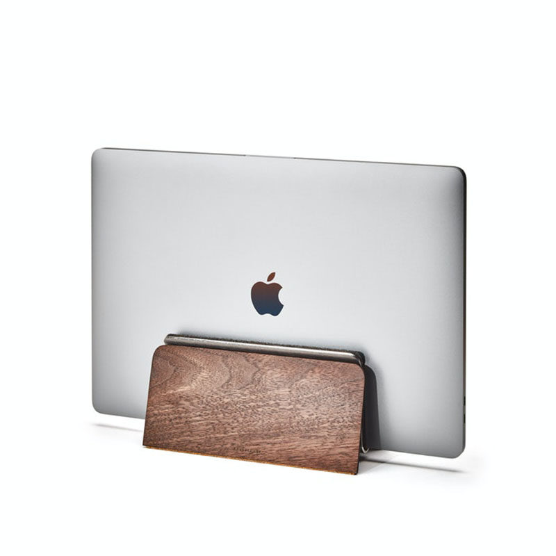 美国产地 Grovemade 原木制 Macbook Pro 笔记本 收纳支架 存放架