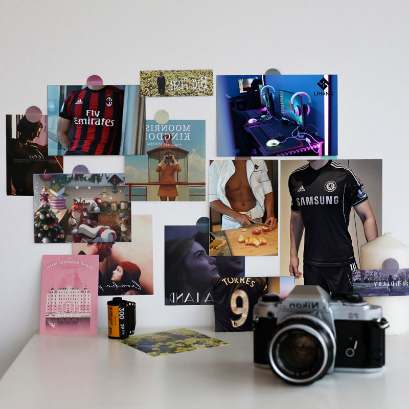 全lihang个性运动系列足球黑皮臭袜小哥海报男生墙贴写真照片墙