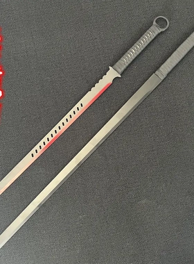 环首刀唐横刀龙泉一体龙骨刀剑锰钢刀具防身冷兵器中国唐刀未开刃