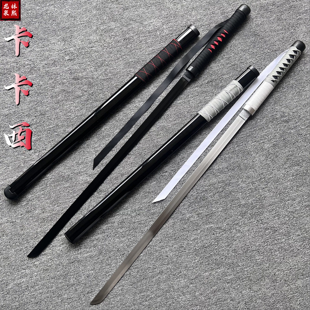 合金刀剑玩具卡卡西网红拍摄道具火影忍者cos动漫武器佩刀唐横刀