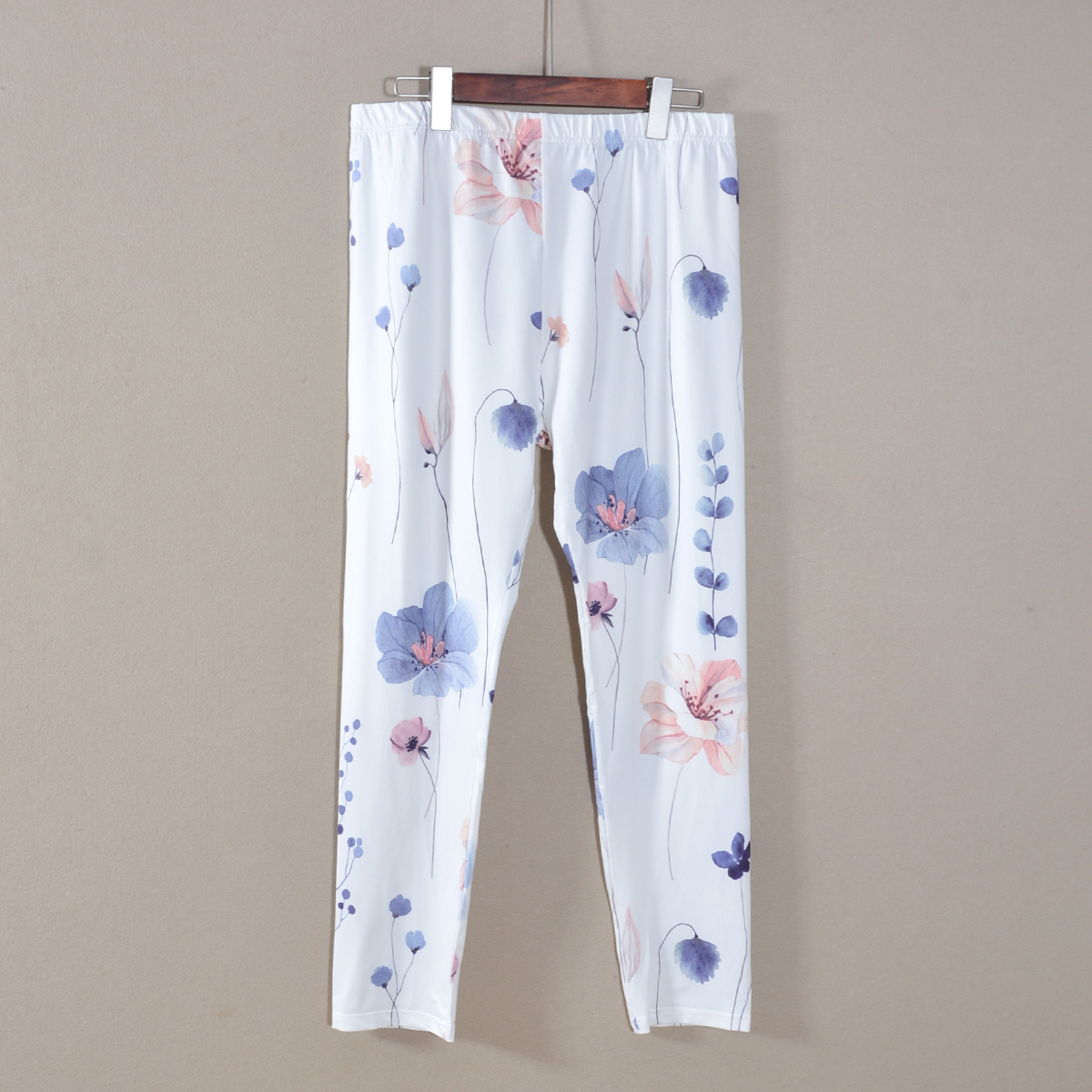 2025年秋款新品女装休闲风直筒裤高腰松紧腰休闲裤子长裤百搭气质