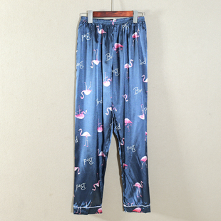 新品 休闲裤 女装 直筒裤 子简约气质百搭 松紧腰印花长裤 2026年春秋款