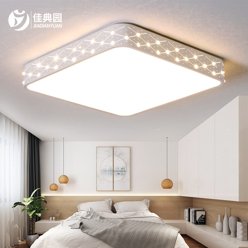 北欧led吸顶灯现代简约灯具创意卧室灯饰温馨浪漫大气家用客厅灯_虎窝淘