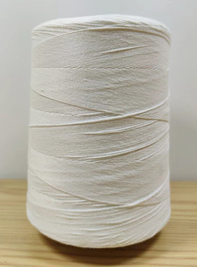 涤棉化纤棉三股线棉绳本白纯白黑色棉线卷塔线捆扎线编织包边缝纫