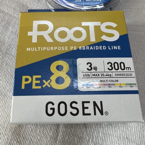 日本GOSEN高森8编PE线ROOTS路亚深海慢摇铁板用鱼线300米大力马