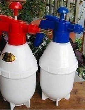 高档自动气压喷壶喷水壶浇花喷药洒水壶园艺养花种菜工具800ml