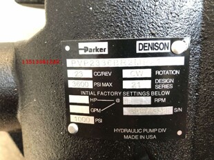 派克PARKER PVP2336BR2MP21柱塞泵原装进口