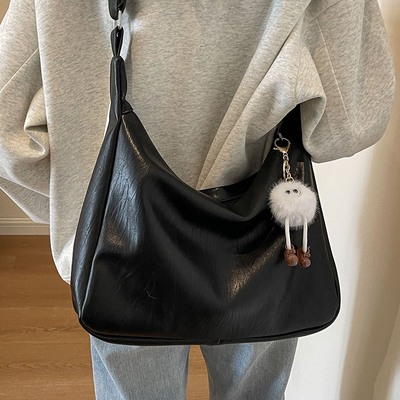 jamel大容量斜挎包柔软托特包