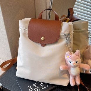 大容量上班通勤双肩包女2026新款 百搭牛津布旅行背包学生上课书包