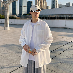 模特外景男士大码纯白色潮流男薄DSA012cs22p45图片