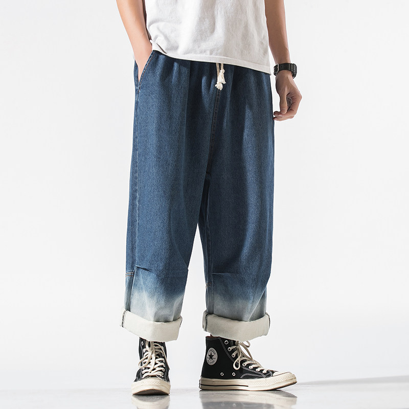 白墙牛仔裤港风日系蓝色成分61.5棉30涤纶8.5氨纶DSA012k204p55,男装牛仔裤,星座415A（原A012）