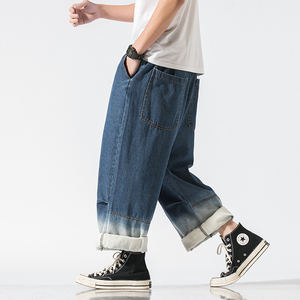 白墙牛仔裤港风日系蓝色成分61.5棉30涤纶8.5氨纶DSA012k204p55图片