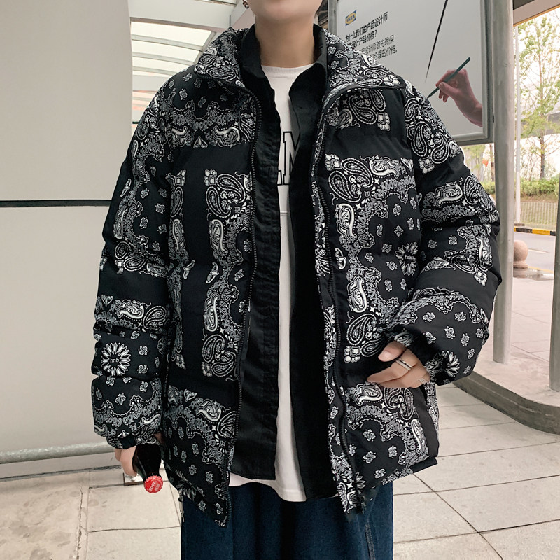 港风大码男士色不规则黑腰果DSA012m36p110,男装棉衣,星座415A（原A012）