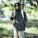 双面绿黑男士夹克外套上衣工装套头连帽复古秋季dsa012jk1001p80，男装夹克，星座415A（原A012）