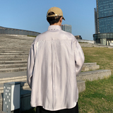 模特外景男士大码纯浅灰色潮流男薄DSA012cs22p45，男装衬衫，星座415A（原A012）