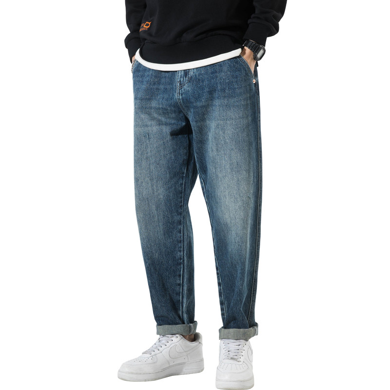白墙抖音品质牛仔裤装浅色破洞加肥加大DSA012-nz270-p80,男装牛仔裤,星座415A（原A012）