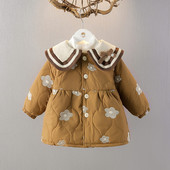 女童棉服小外套新款 棉衣 时髦儿童外出服女宝宝洋气保暖冬装