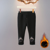 新潮加绒长裤 2022女宝宝冬季 婴幼儿秋装 3岁2女童洋气儿童打底裤