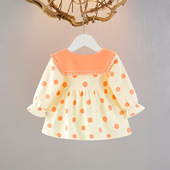 休闲衣服女宝宝洋气儿童衬衫 上衣春秋新款 新潮 长袖 女童春装