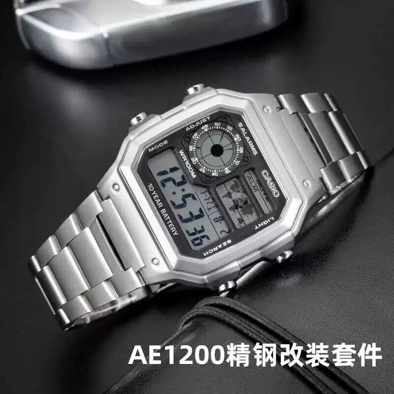 Jeraland卡西欧AE1200全钢表壳图片