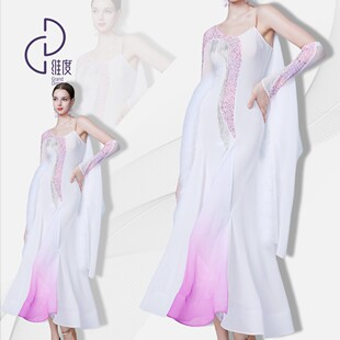 【维度舞服】SQ29新款连衣裙赛裙摩登蹈服练习服性感修身