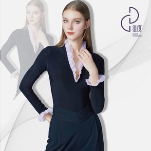 【维度舞服】Y141 女士上衣摩登舞衣拉丁舞练习服赛服