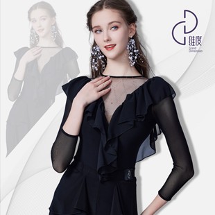 【维度舞服】Y517新品女士上衣摩登舞蹈服