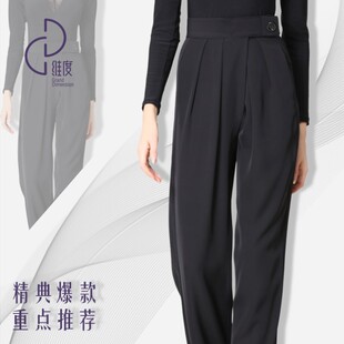 K52维度舞服女士西裤摩登舞拉丁舞广场舞夏季时尚薄款