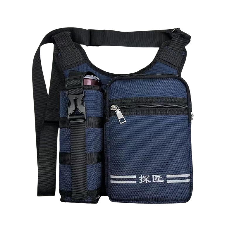 새로운 패션 어깨 가방 야외 레저 CROSSBODY 가방 여행 중년 및 노인 배낭 남자 워터 컵 가방