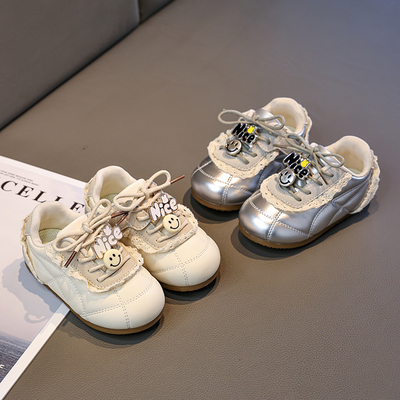 女童防滑软底学步鞋休闲阿甘鞋