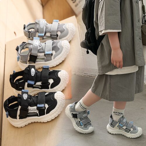 夏季儿童包头镂空溯溪沙滩凉鞋