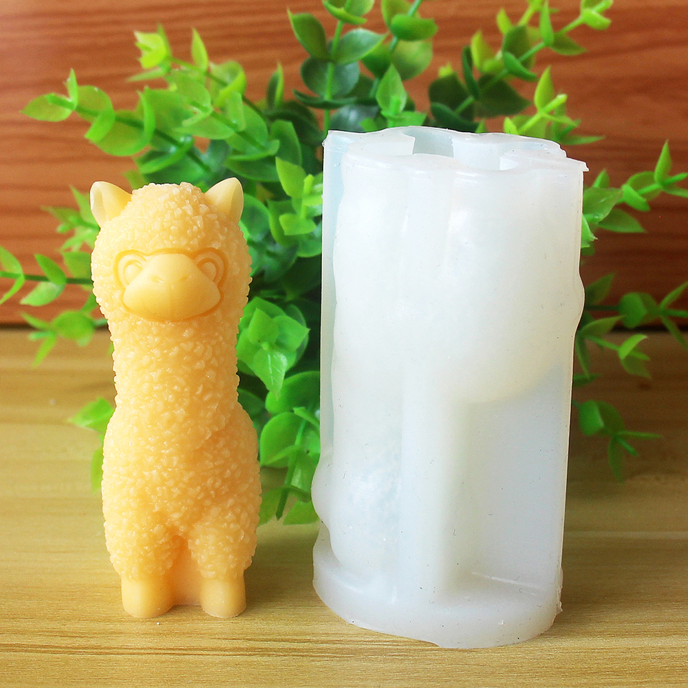 Diyclan羊驼diy蜡烛石膏硅胶模具