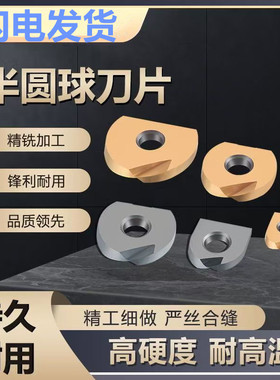球头半圆刀片精加工R6R8R10R12.5R15R16ZPFG/BNM p3200 柳叶刀片