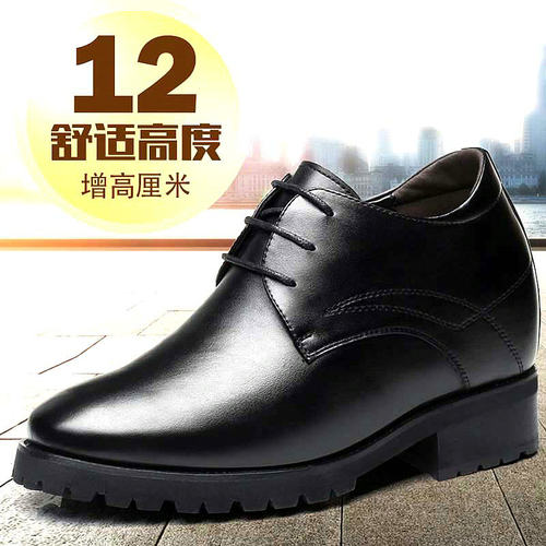 内增高皮鞋厚底厚底内增高商商务