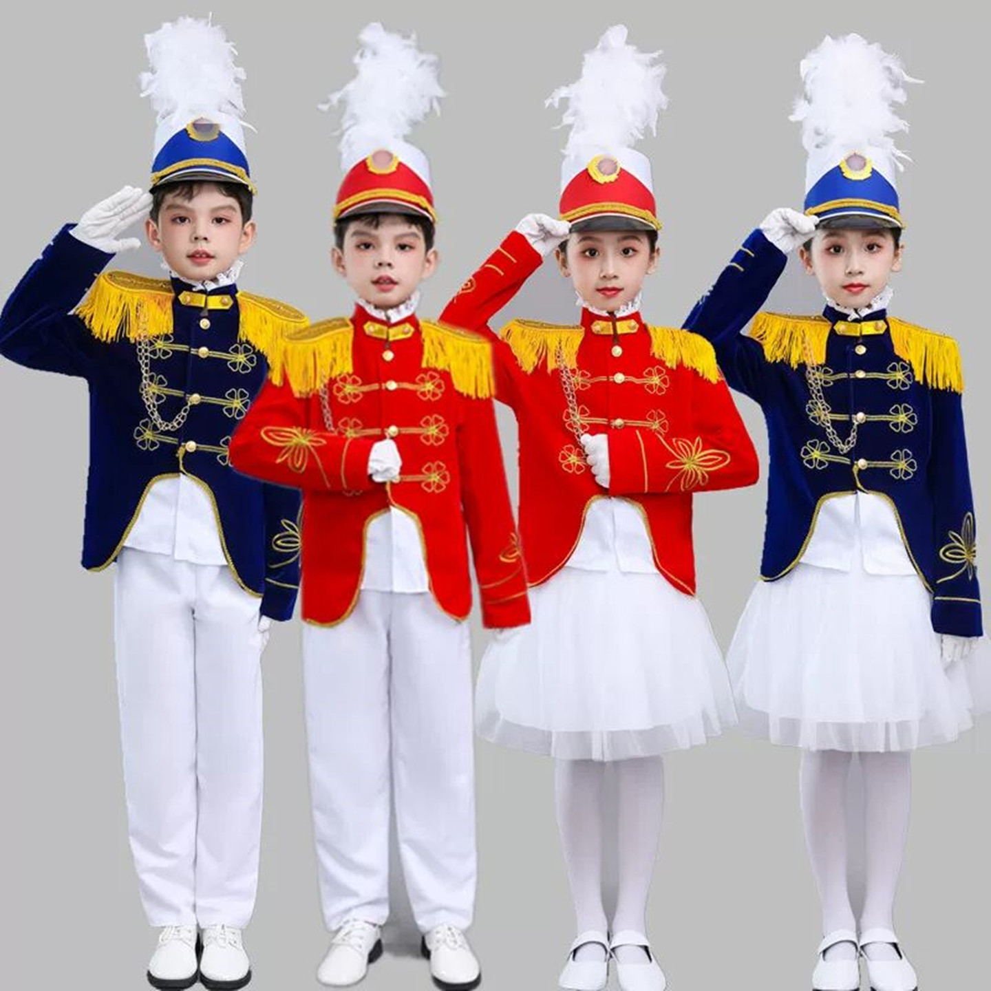 鼓号队鼓号服中小学生仪仗队服装