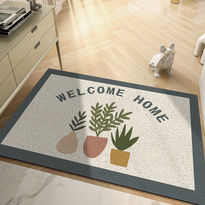 艺术花入户门地垫入户地毯进户门脚垫门垫家用进门丝圈垫子可定制,居家布艺,家用脚垫,淘宝优惠券,粉丝福利购,淘宝优惠卷