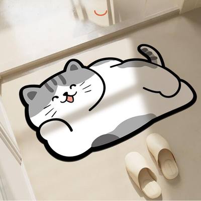 猫咪卫生间硅藻泥软垫吸水家用