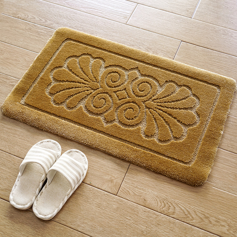 欧式入户门垫地垫脚垫门厅卧室门口美式进门地毯玄关中式家用