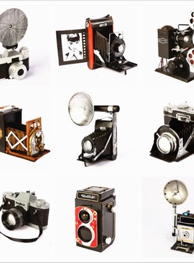 民国风格创意复古老式假相机模型
