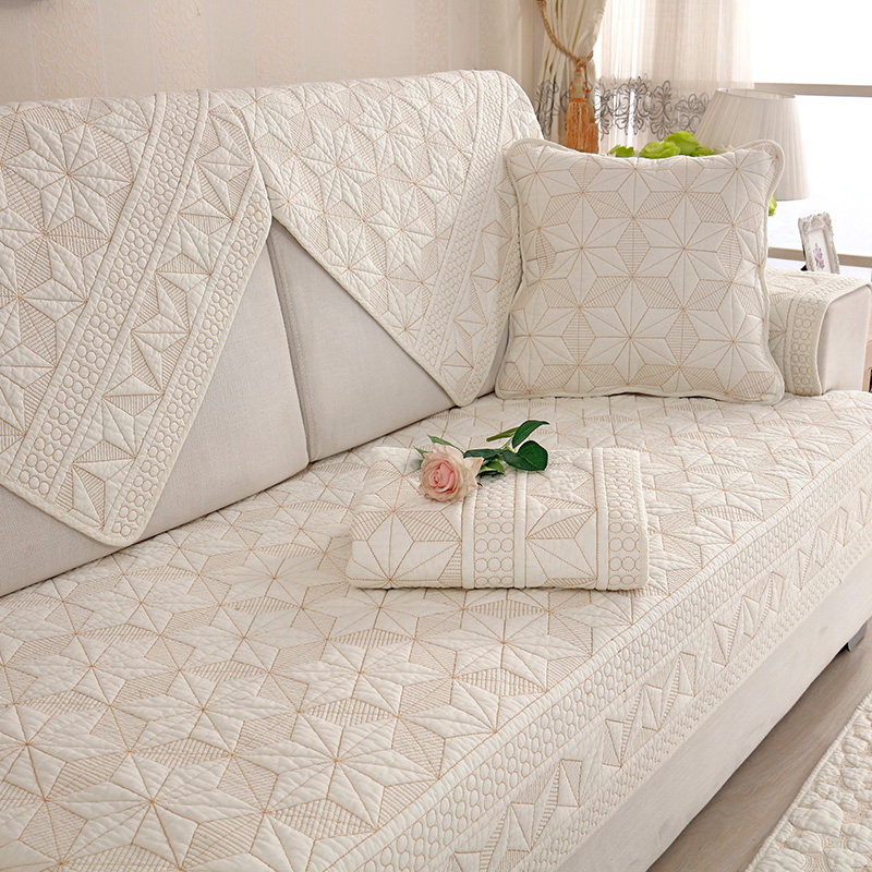 沙发垫子四季通用北欧简约防滑坐垫靠背垫纯棉布艺全棉沙发套罩巾