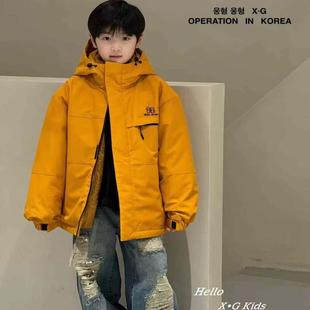 现货2025冬款波拉BORA男女中大童亲子三合一冲锋衣羽绒服外套可拆