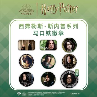ComeFor西弗勒斯·斯内普系列马口铁徽章谷子吧唧整套送特典