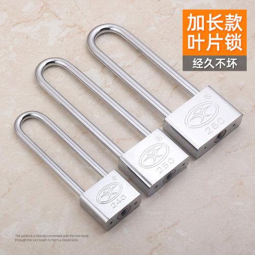 玻璃门锁型锁防水加长防盗锁锁具