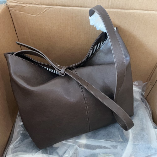 秋冬牛皮hobo腋下包高级感