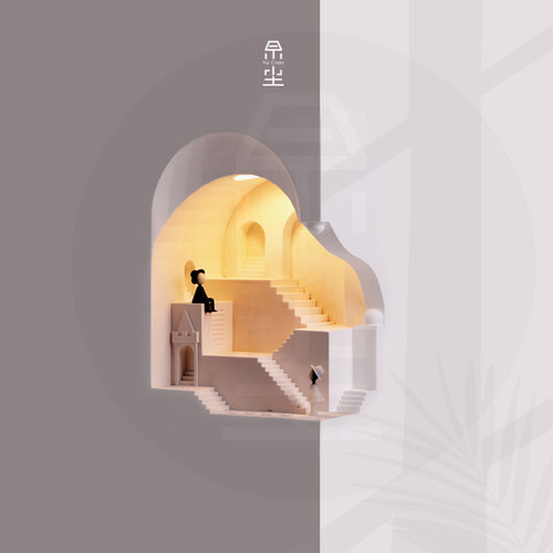 感应嵌壁灯入式客厅石材壁灯北欧