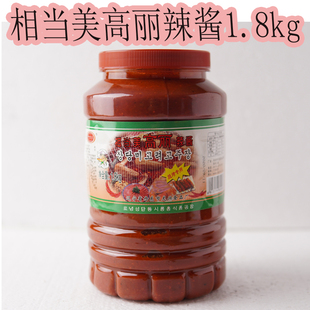 相当美高丽辣酱 烧烤专用酱 1.8KG桶装 高丽烧烤酱 1瓶包邮