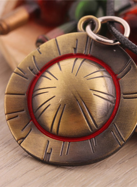 海贼王动漫产品/路飞草帽标志合金项链 外贸周边饰品项链